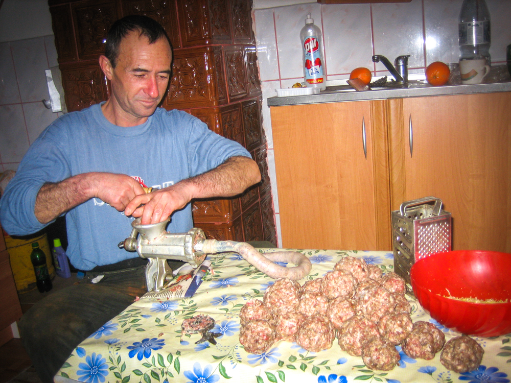 Romanian Sausage Making