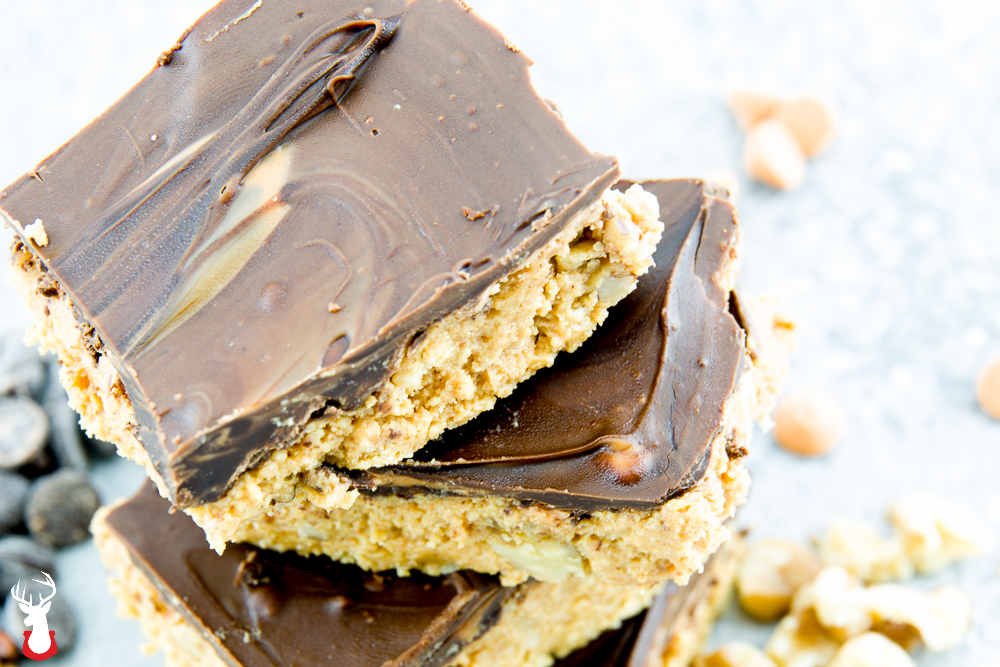 Chocolate and Butterscotch Mixed Nut Bars