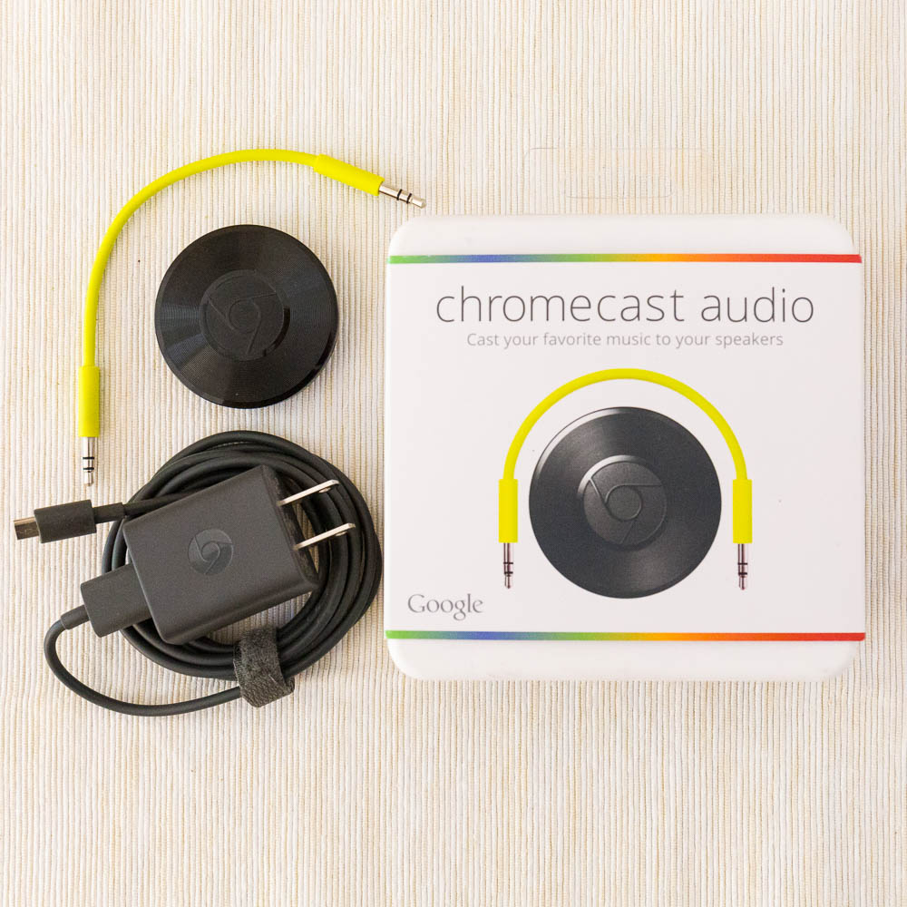 chromecast audio to speakers
