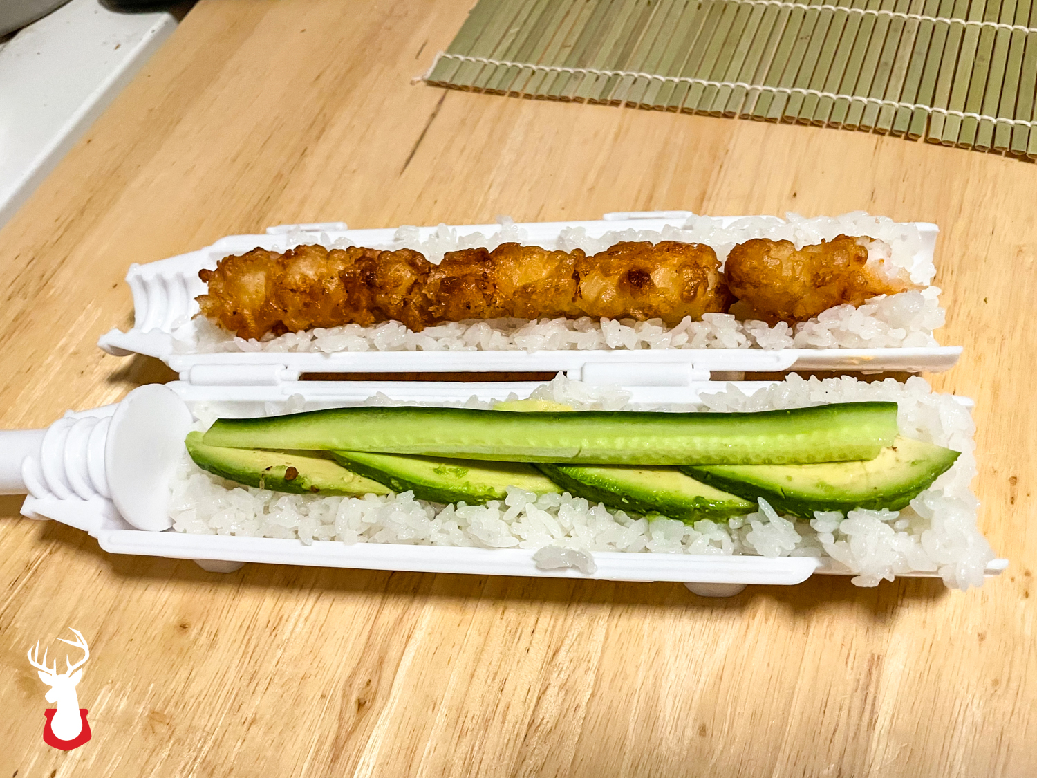 a tempura shrimp roll